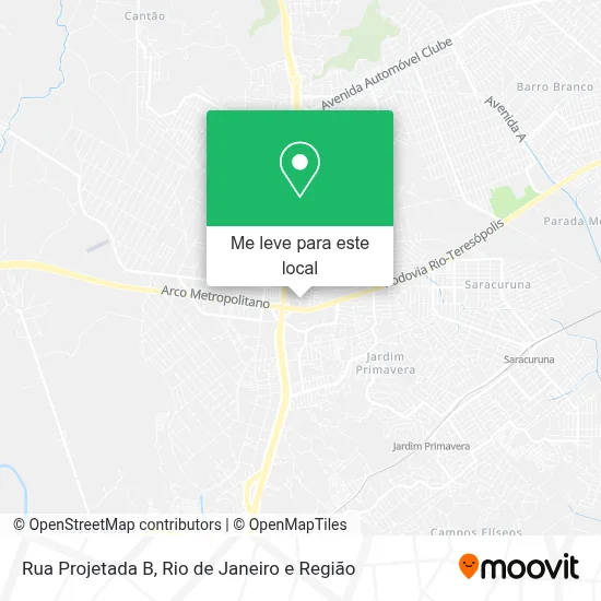 Rua Projetada B mapa