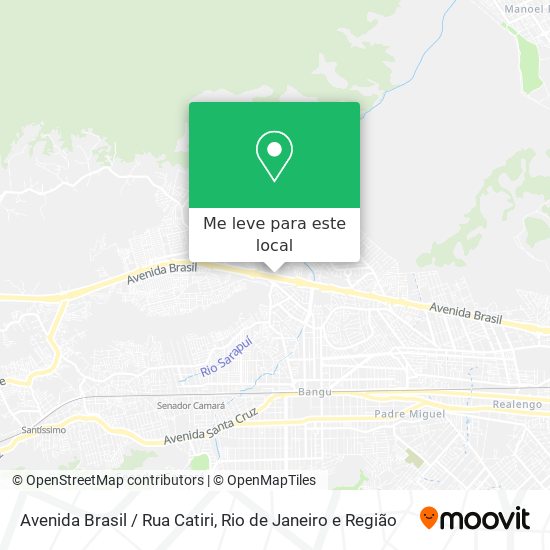 Avenida Brasil / Rua Catiri mapa