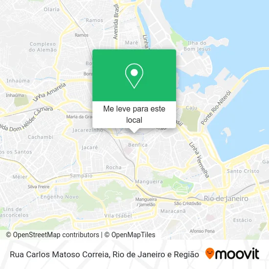 Rua Carlos Matoso Correia mapa