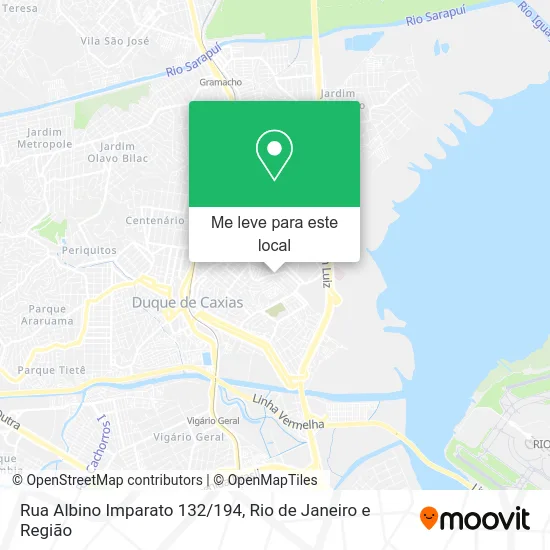 Rua Albino Imparato 132/194 mapa