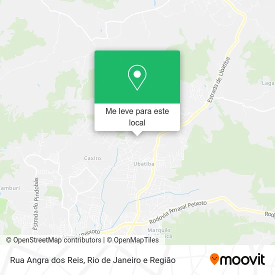 Rua Angra dos Reis mapa
