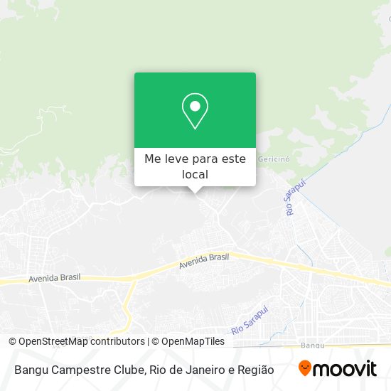 Bangu Campestre Clube mapa