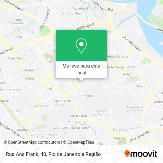 Rua Ana Frank, 40 mapa