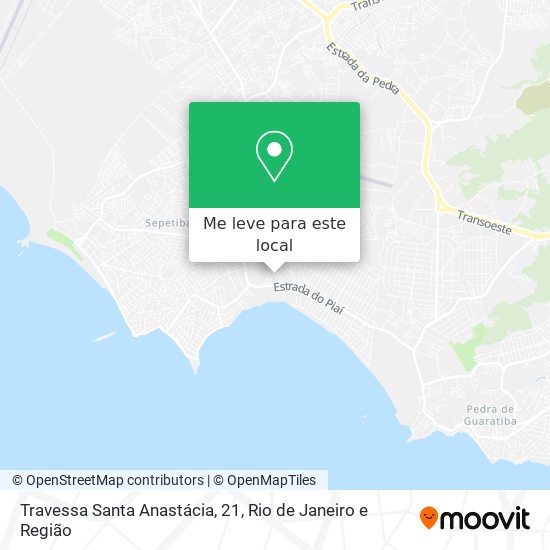 Travessa Santa Anastácia, 21 mapa