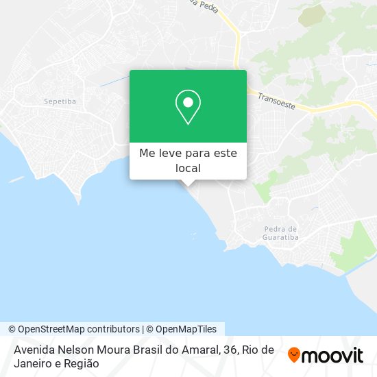 Avenida Nelson Moura Brasil do Amaral, 36 mapa