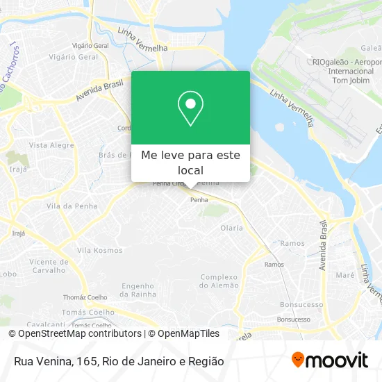 Rua Venina, 165 mapa