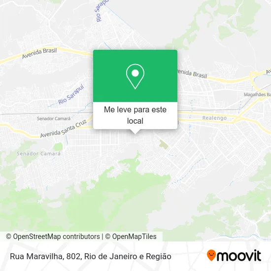 Rua Maravilha, 802 mapa