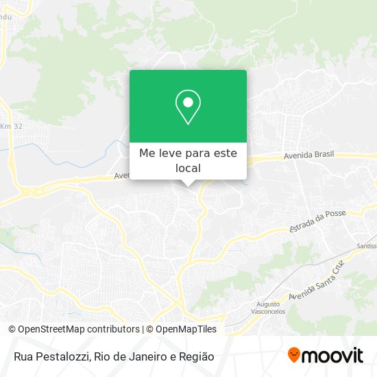 Rua Pestalozzi mapa