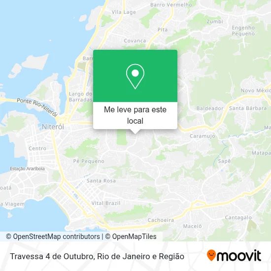 Travessa 4 de Outubro mapa