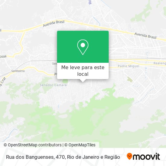 Rua dos Banguenses, 470 mapa