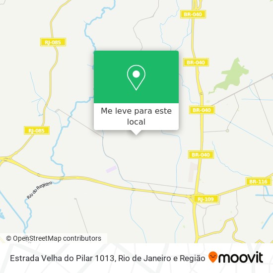 Estrada Velha do Pilar 1013 mapa