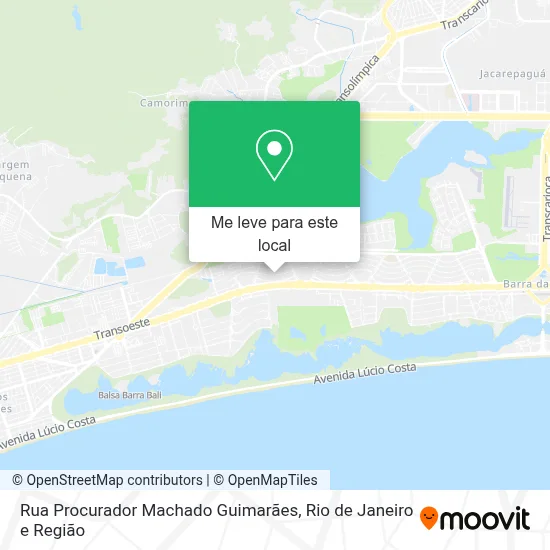 Rua Procurador Machado Guimarães mapa