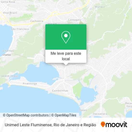 Unimed Leste Fluminense mapa