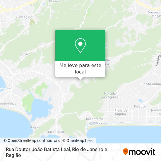 Rua Doutor João Batista Leal mapa