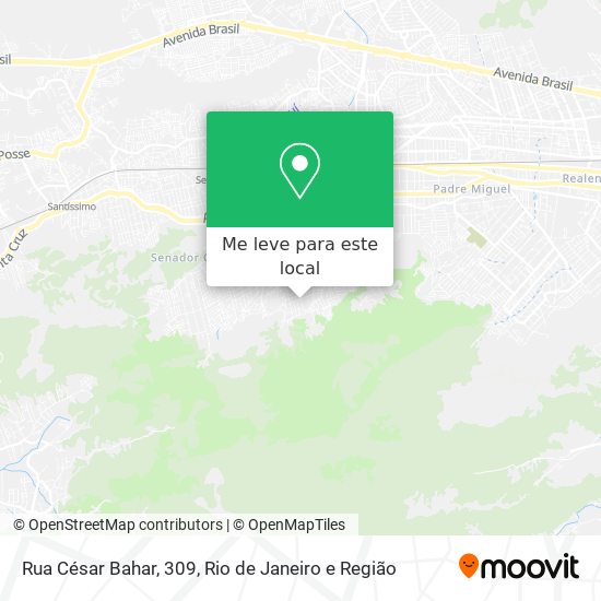 Rua César Bahar, 309 mapa