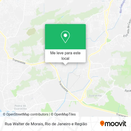 Rua Walter de Morais mapa