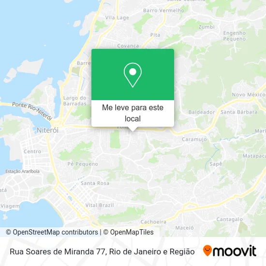 Rua Soares de Miranda 77 mapa