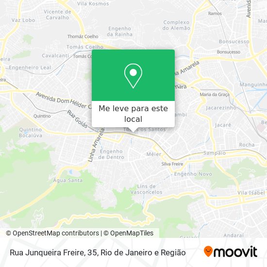 Rua Junqueira Freire, 35 mapa