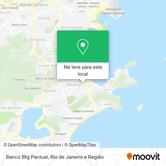 Banco Btg Pactual mapa