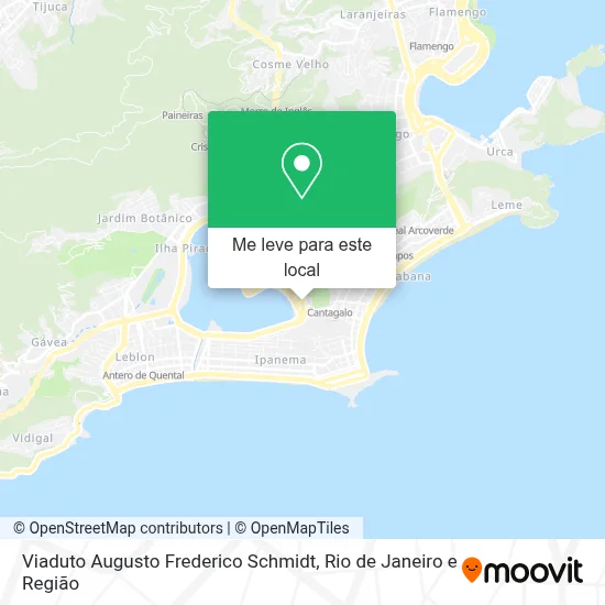 Viaduto Augusto Frederico Schmidt mapa