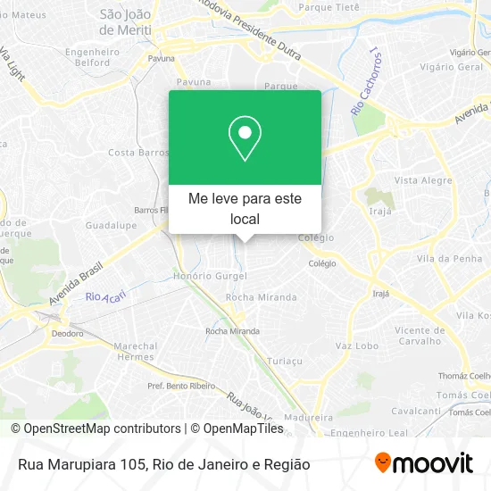 Rua Marupiara 105 mapa
