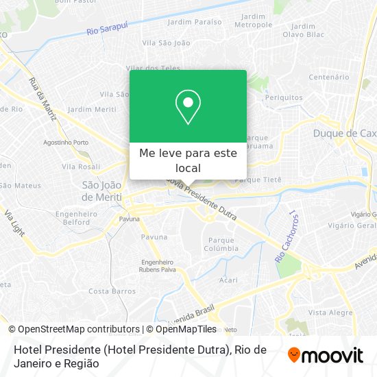Hotel Presidente (Hotel Presidente Dutra) mapa