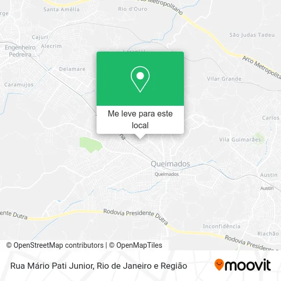 Rua Mário Pati Junior mapa