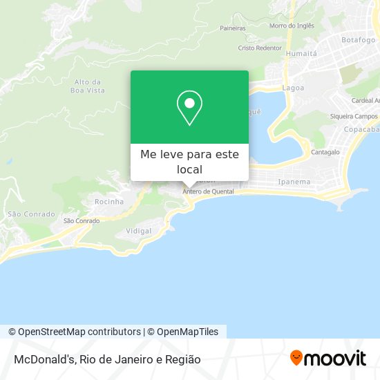 McDonald's mapa