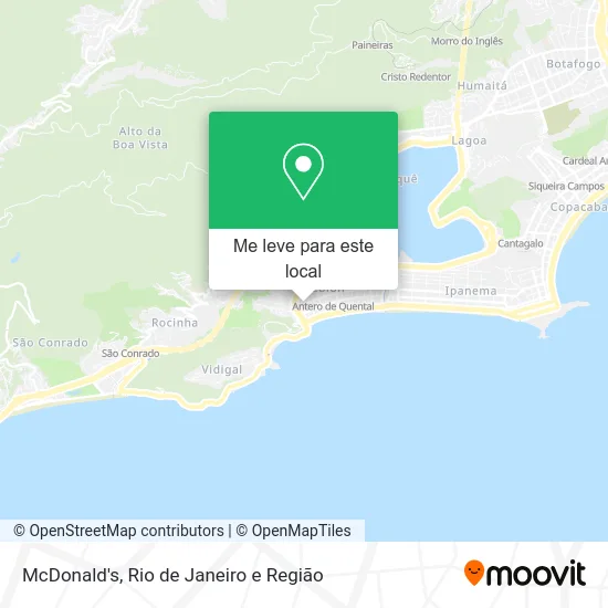 McDonald's mapa