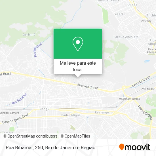 Rua Ribamar, 250 mapa