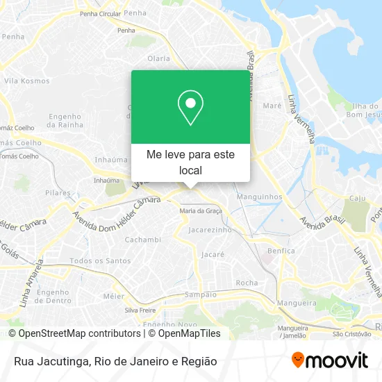 Rua Jacutinga mapa