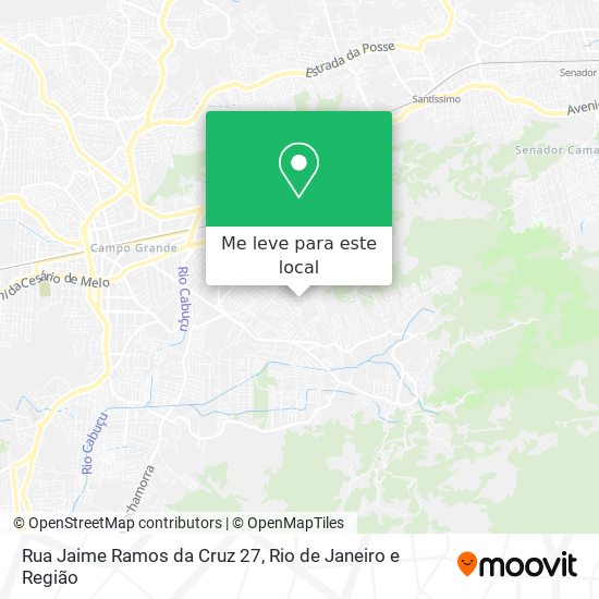 Rua Jaime Ramos da Cruz 27 mapa