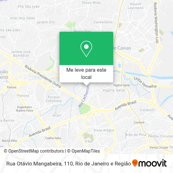 Rua Otávio Mangabeira, 110 mapa