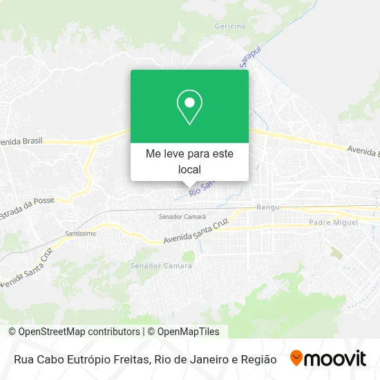 Rua Cabo Eutrópio Freitas mapa