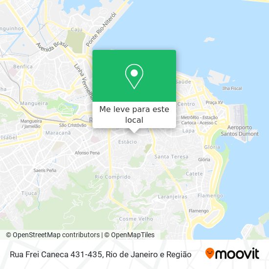 Rua Frei Caneca 431-435 mapa