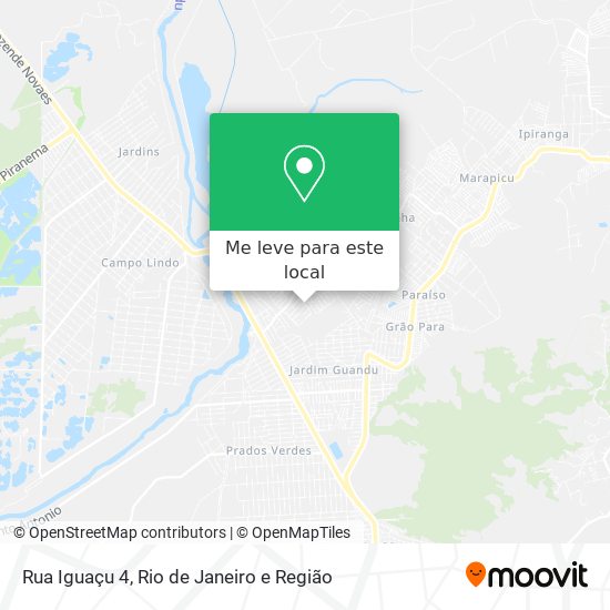 Rua Iguaçu 4 mapa