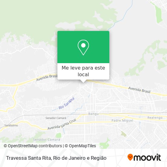 Travessa Santa Rita mapa