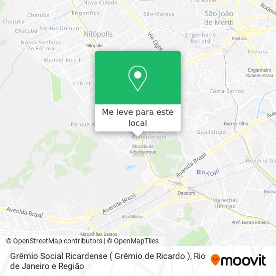 Grêmio Social Ricardense ( Grêmio de Ricardo ) mapa
