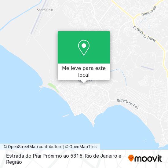 Estrada do Piai Próximo ao 5315 mapa