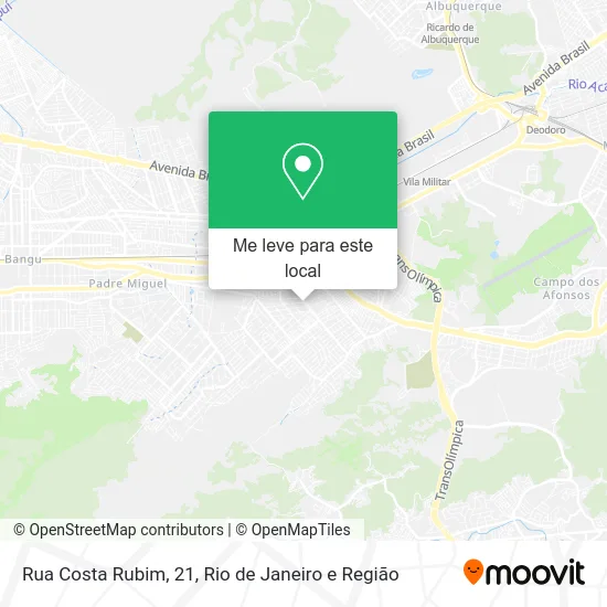 Rua Costa Rubim, 21 mapa
