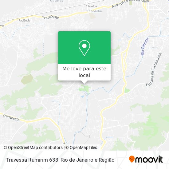 Travessa Itumirim 633 mapa
