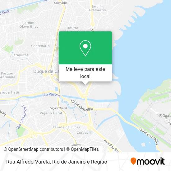 Rua Alfredo Varela mapa