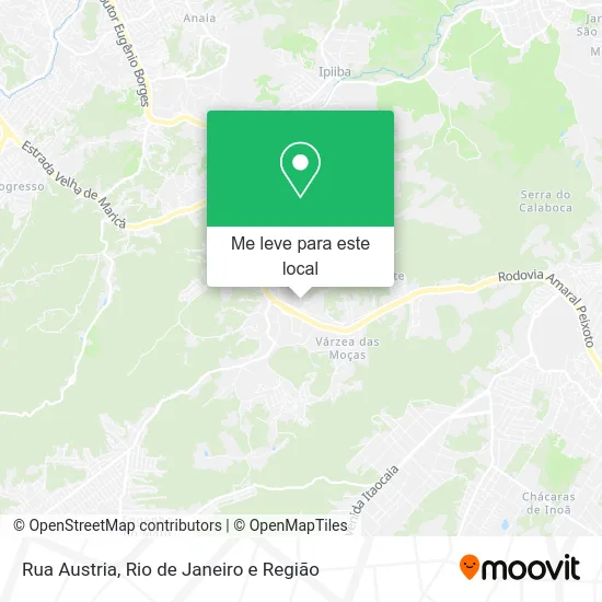 Rua Austria mapa