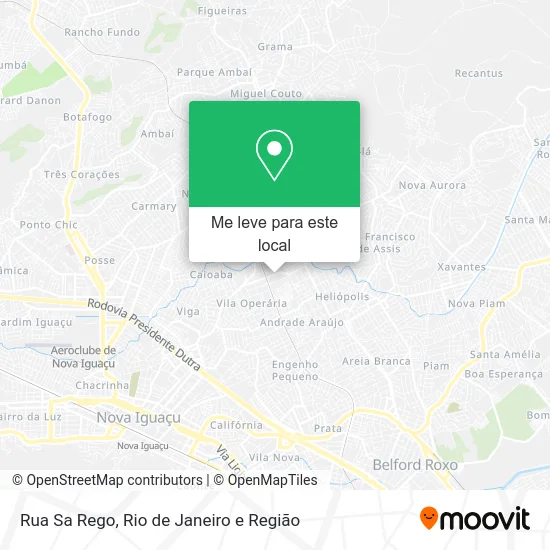Rua Sa Rego mapa