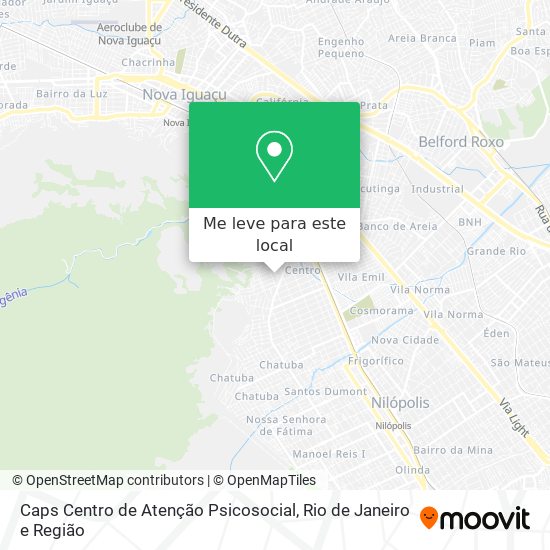 Caps Centro de Atenção Psicosocial mapa