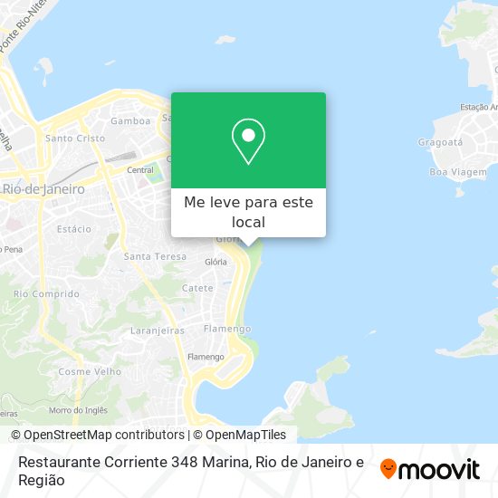 Restaurante Corriente 348 Marina mapa