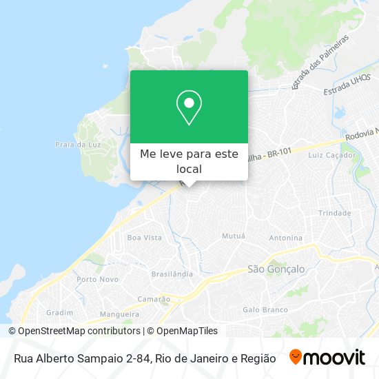 Rua Alberto Sampaio 2-84 mapa
