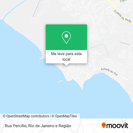 Rua Percílio mapa