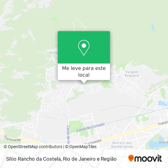 Sítio Rancho da Costela mapa