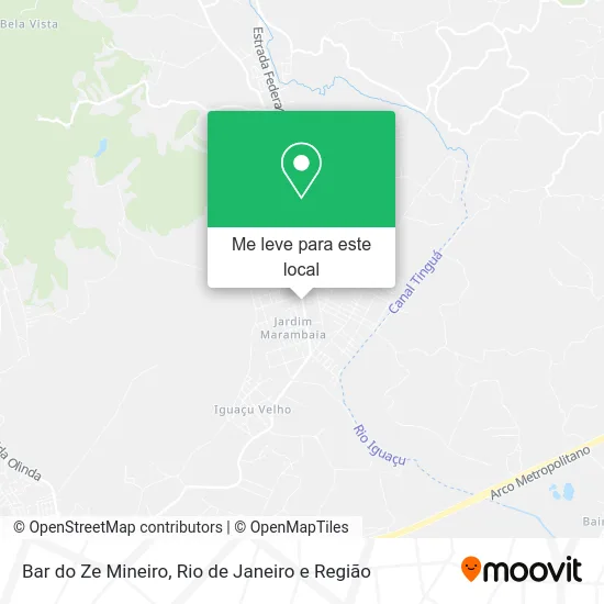 Bar do Ze Mineiro mapa